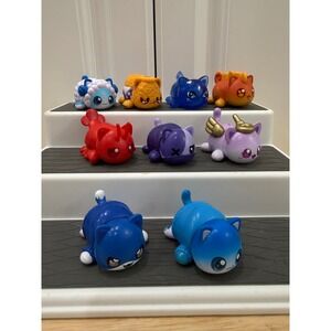 Aphmau MeeMeow 2.5" Figures LOT of 9 Cat Figurines Surprise Mystery